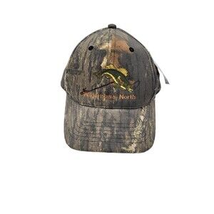 AJM International Wilderness North Adjustable Fishing Hat Mossy Oak NWT Break Up